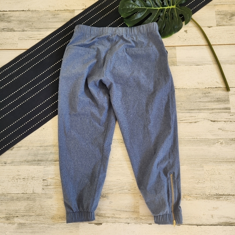 Albion Fit Jetsetters Zipper Ankle Joggers French Blue Size Small Petite - Picture 5 of 7